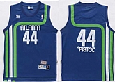 Atlanta Hawks #44 Pete Maravich Light Blue Pistol Soul Swingman Stitched NBA Jersey,baseball caps,new era cap wholesale,wholesale hats
